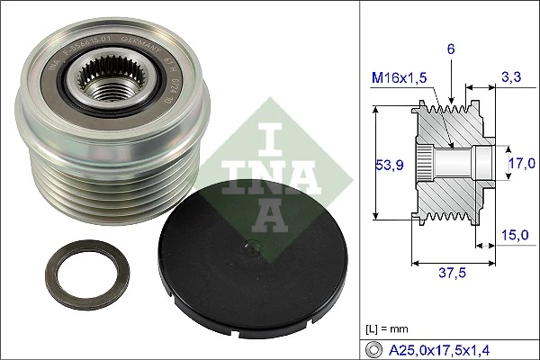 Alternator Freewheel Clutch